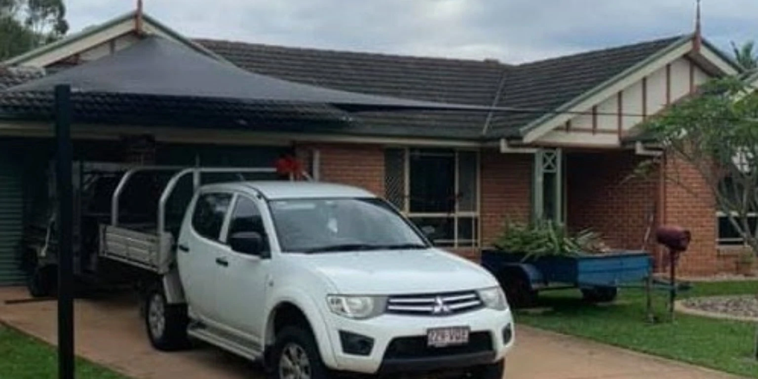 Custom carport shade sail installed in Brisbane

Heavy-duty carport sunshade in North Lakes

Modern triangle shade sail for double carport – Sunshine Coast